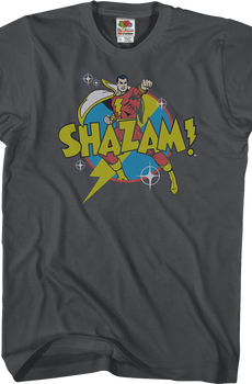 Action Pose Shazam DC Comics T-Shirt