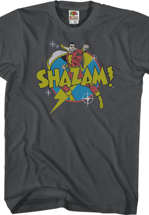 Action Pose Shazam DC Comics T-Shirt