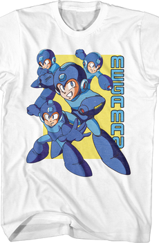 Action Poses Mega Man T-Shirt