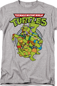 Action Poses Teenage Mutant Ninja Turtles T-Shirt