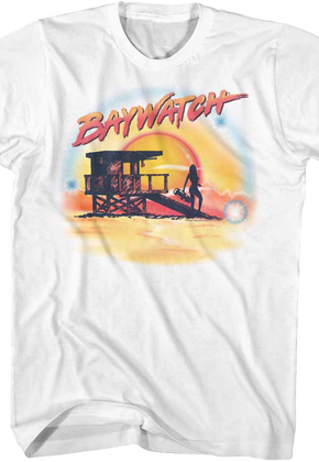Airbrush Baywatch T-Shirt