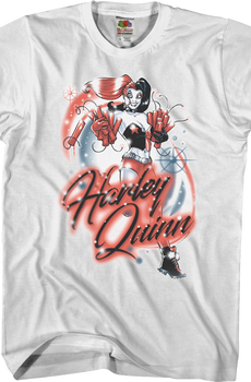 Airbrush Harley Quinn DC Comics T-Shirt