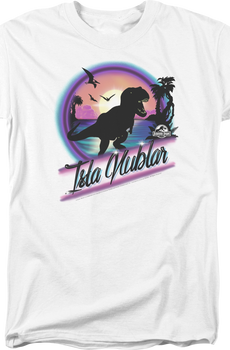 Airbrush Isla Nublar Jurassic Park T-Shirt