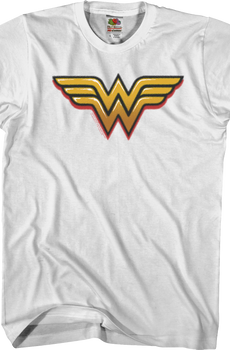 Airbrush Wonder Woman Logo DC Comics T-Shirt