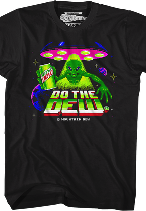 Alien Do The Dew Video Game Mountain Dew T-Shirt