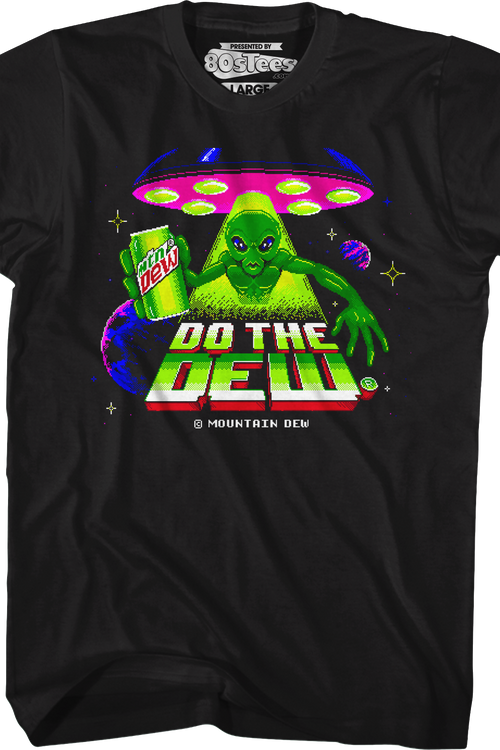 Alien Do The Dew Video Game Mountain Dew T-Shirtmain product image