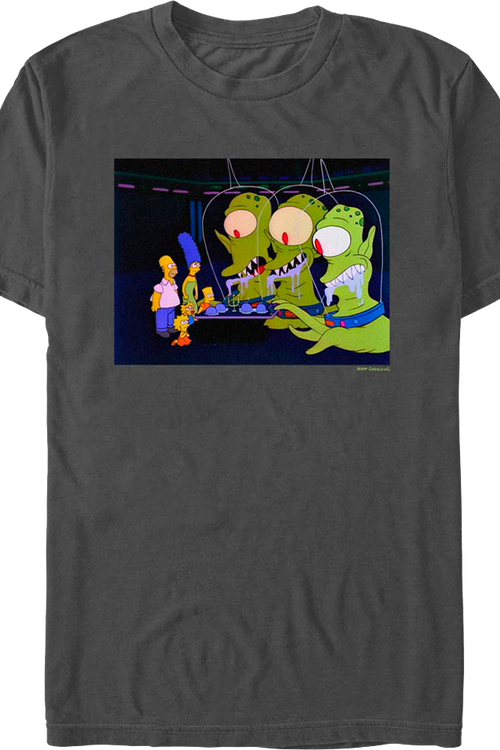 Aliens Simpsons T-Shirtmain product image
