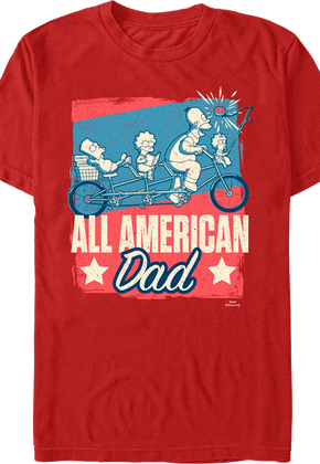 All American Dad The Simpsons T-Shirt