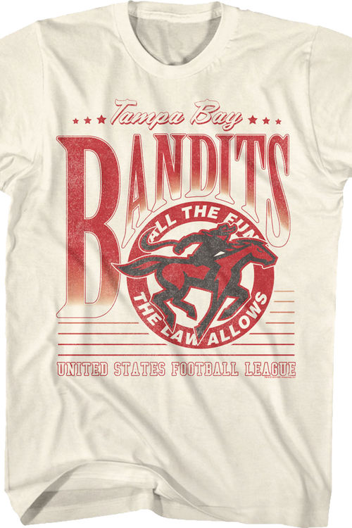 All The Fun The Law Allows Tampa Bay Bandits USFL T-Shirtmain product image