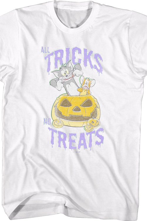 All Tricks No Treats Tom and Jerry T-Shirtmain product image