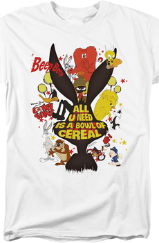 All U Need Is A Bowl Of Cereal Looney Tunes T-Shirt