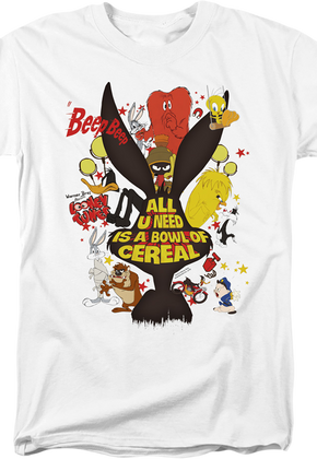 All U Need Is A Bowl Of Cereal Looney Tunes T-Shirt