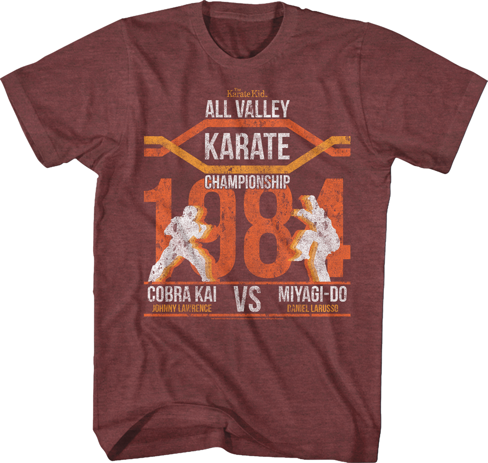 All valley karate championship shirt on sale