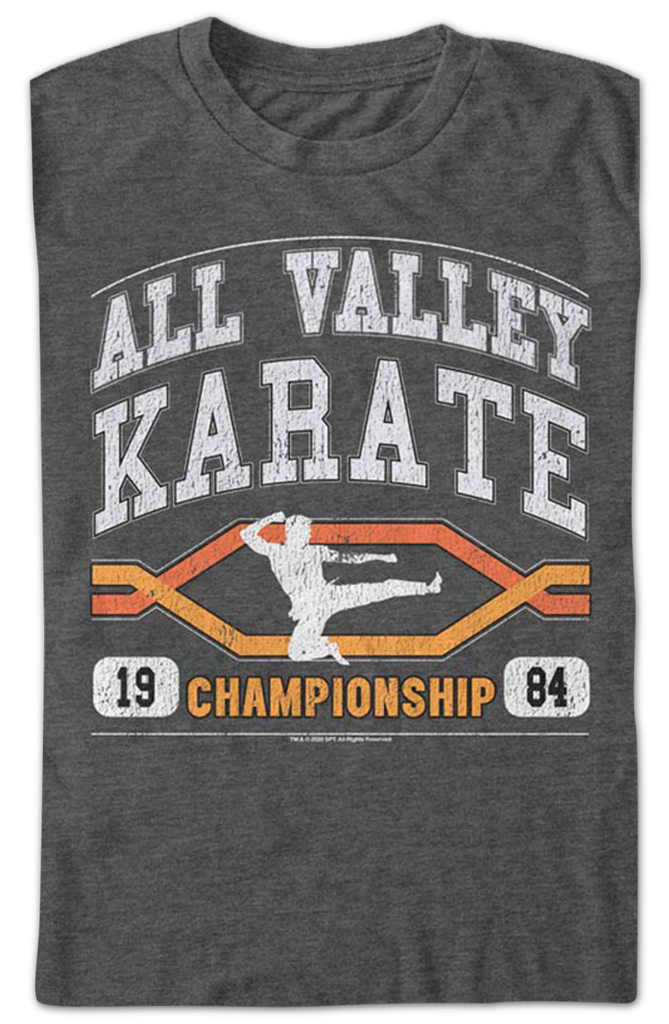 All valley shop karate championship shirt