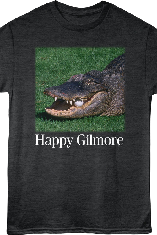 Alligator With Golf Ball Happy Gilmore T-Shirtmain product image