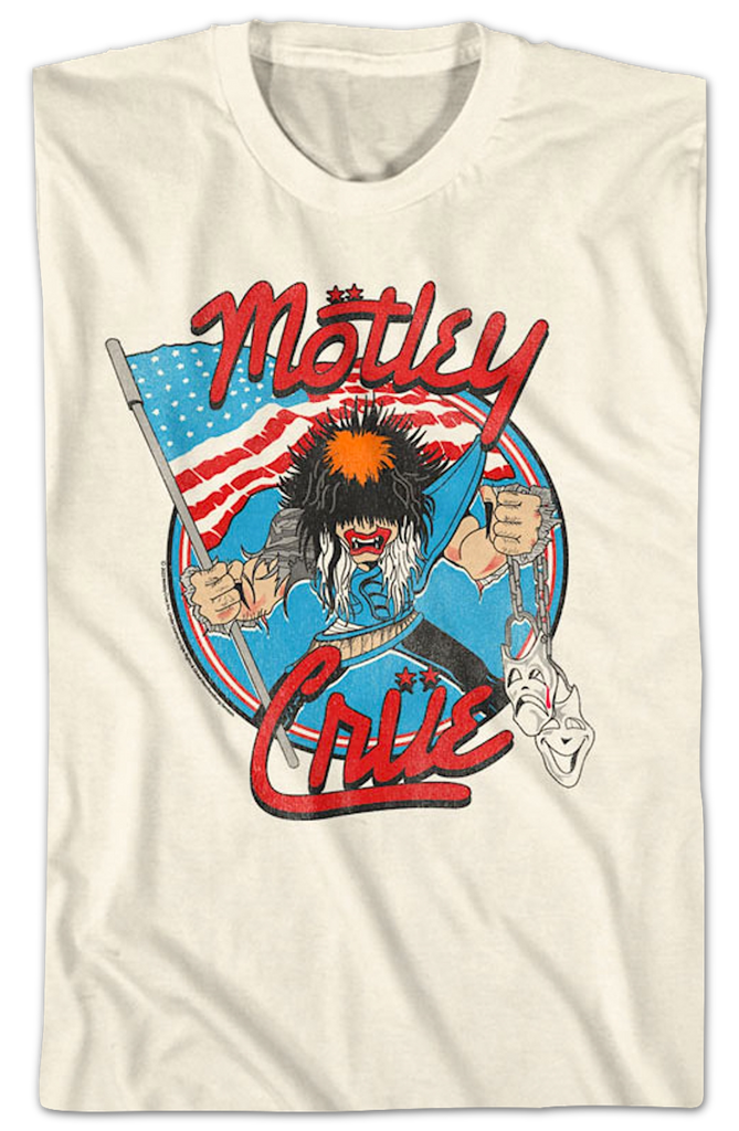 Allister Fiend American Flag Motley Crue T Shirt