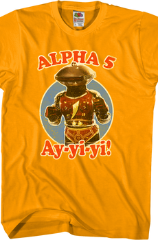 Alpha 5 Mighty Morphin Power Rangers T-Shirt