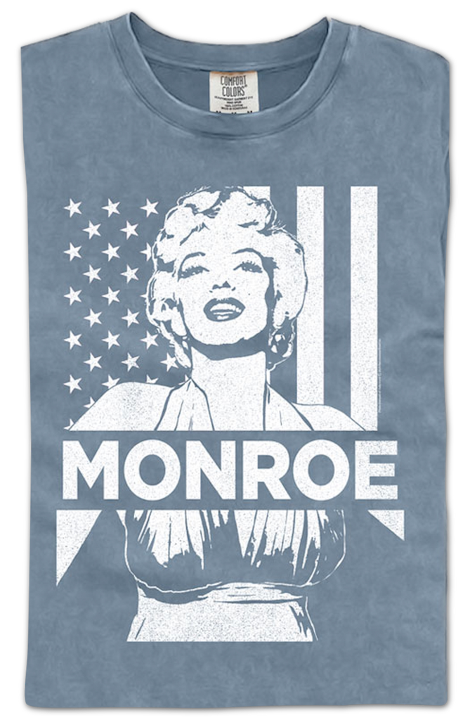 Marilyn monroe american flag shirt online