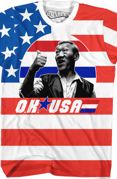 American Flag OK USA Bloodsport T-Shirt