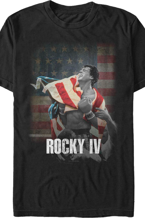 American Flag Rocky IV T-Shirtmain product image