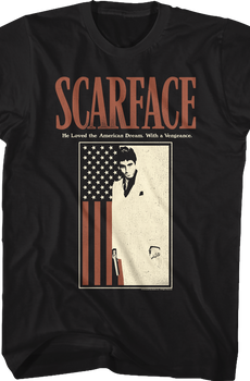 American Flag Scarface T-Shirt