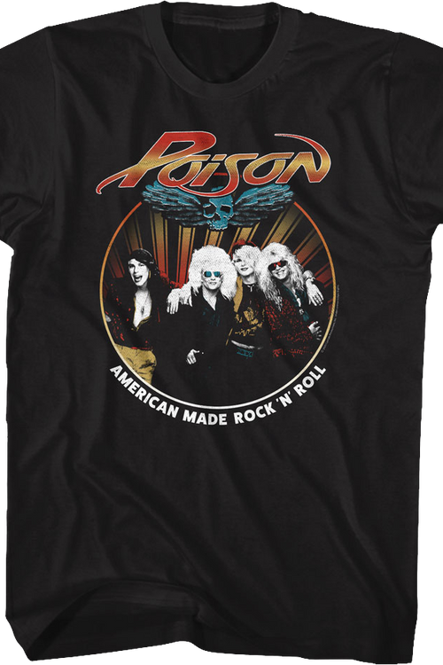 American Made Rock 'N' Roll Photo Poison T-Shirtmain product image