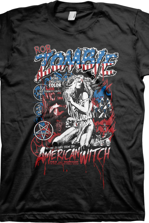 American Witch Rob Zombie T-Shirtmain product image