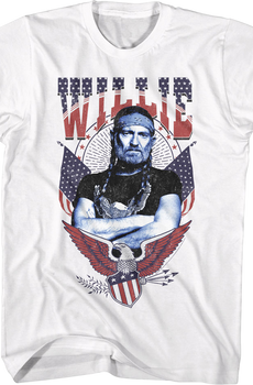 Americana Eagle Willie Nelson T-Shirt