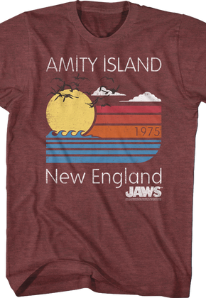Amity Island New England JAWS T-Shirt