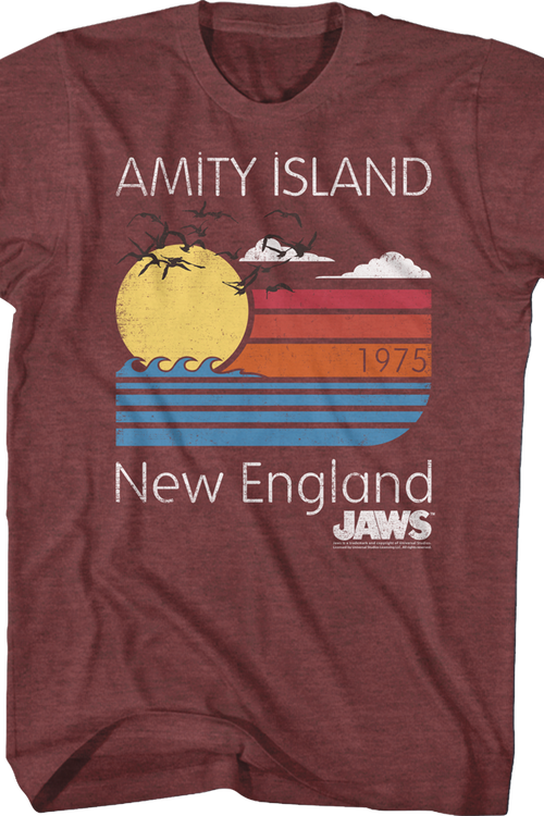 Amity Island New England JAWS T-Shirtmain product image