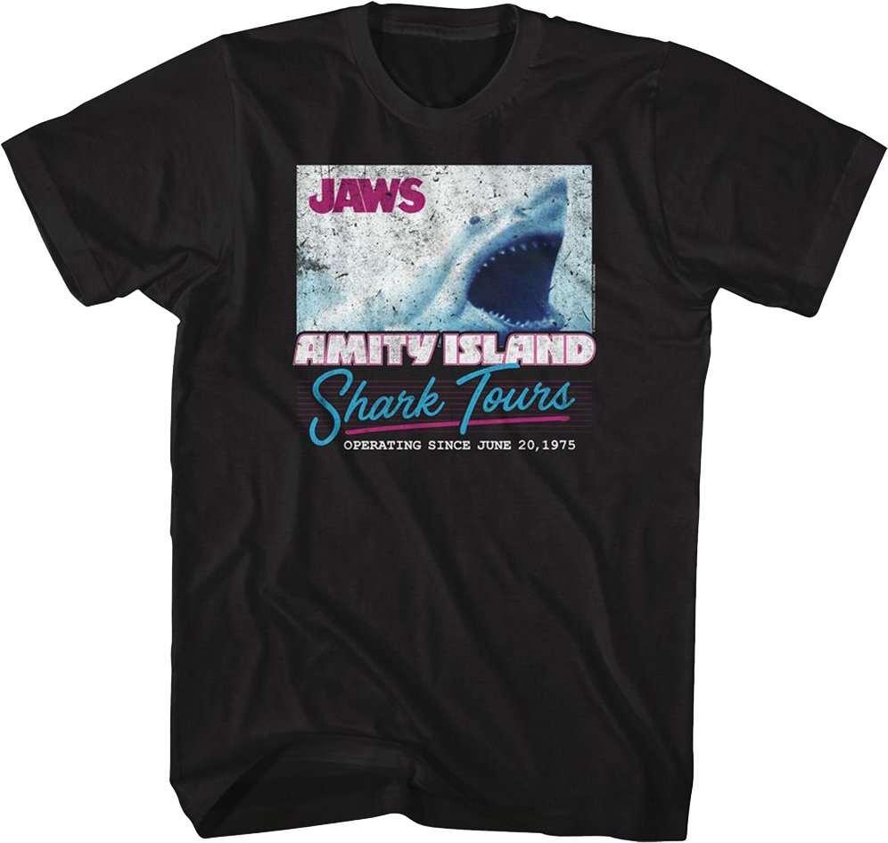 Amity Island Shark Tours Jaws T-Shirt