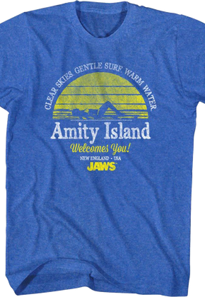 Amity Island Welcomes You Jaws T-Shirt