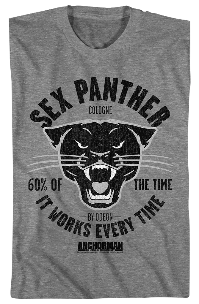 Meme Sex Panther Perfume Anchorman Quote Sex Panther Shirt UK