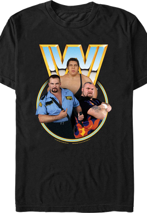 Andre The Giant, Bam Bam Bigelow, Big Boss Man WWE T-Shirt