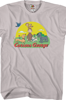 Animal Friends Curious George T-Shirt
