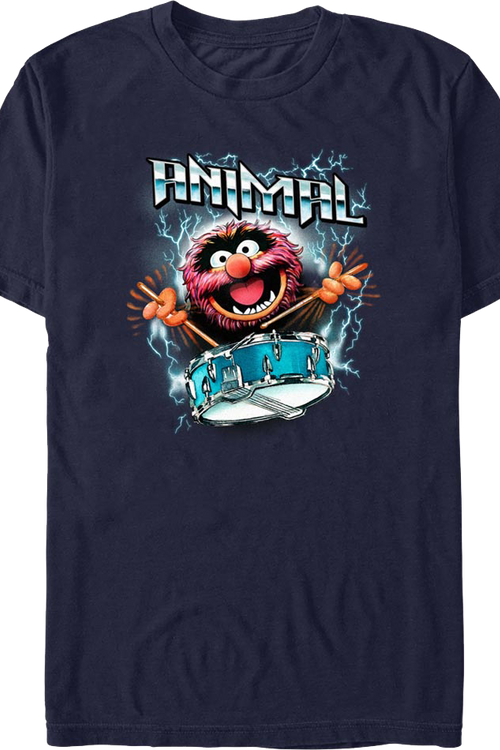 Animal Lightning Drumroll Muppets T-Shirtmain product image