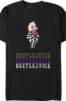 Animated Beetlejuice Beetlejuice Beetlejuice T-Shirt