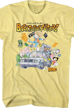 Animated Collage Back To The Future T-Shirt