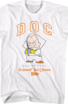 Animated Doc Brown Back To The Future T-Shirt