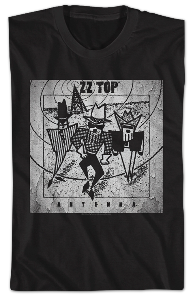 Antenna ZZ Top T-Shirt Music Men&rsquo;s