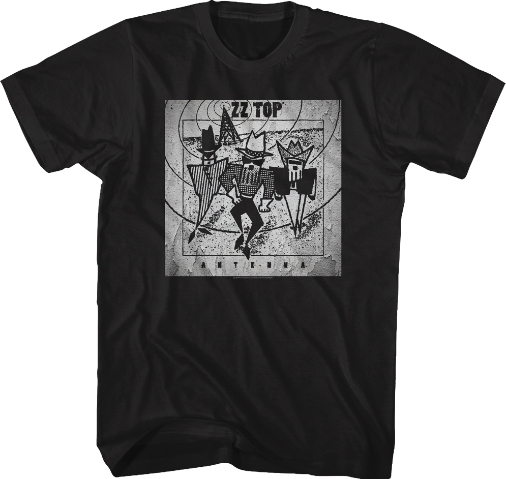 Antenna ZZ Top T-Shirt Music Men&rsquo;s