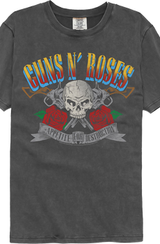 Banner Guns N' Roses Comfort Colors Brand T-Shirt