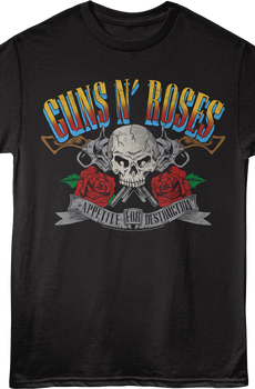 Appetite For Destruction Banner Guns N' Roses T-Shirt