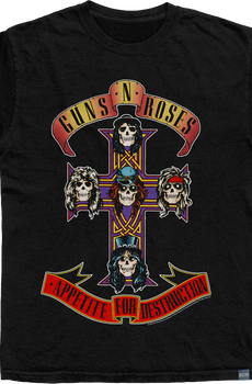 Made In USA Appetite For Destruction Guns N' Roses T-Shirt