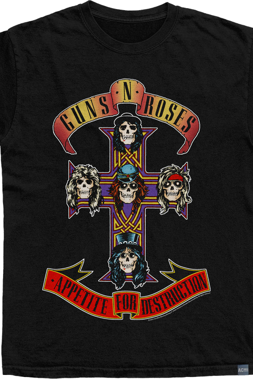 Made In USA Appetite For Destruction Guns N' Roses T-Shirtmain product image