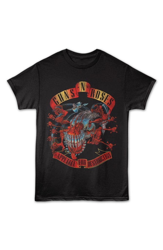Camiseta Básica Guns N' Roses Appetite For Destruction