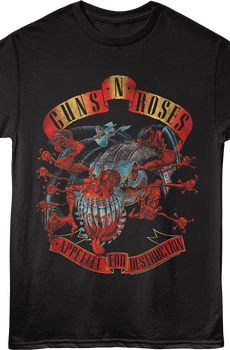 Appetite For Destruction Original Artwork Guns N' Roses T-Shirt