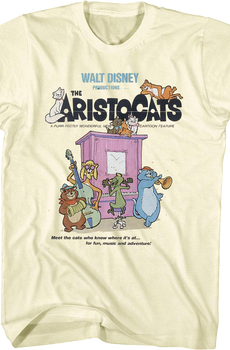 Aristocats Poster Disney T-Shirt