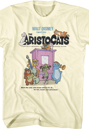 Aristocats Poster Disney T-Shirt