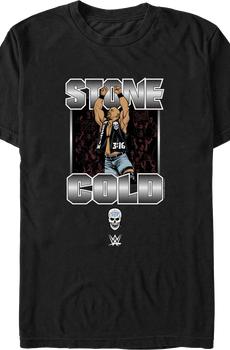 Arms Raised Stone Cold Steve Austin T-Shirt
